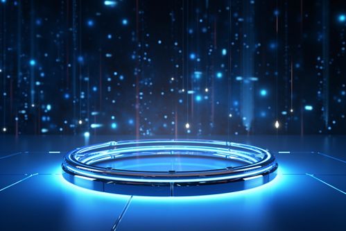 環(huán)狀飛碟圓盤科技感背景圖 廣告素材 下載至來源處