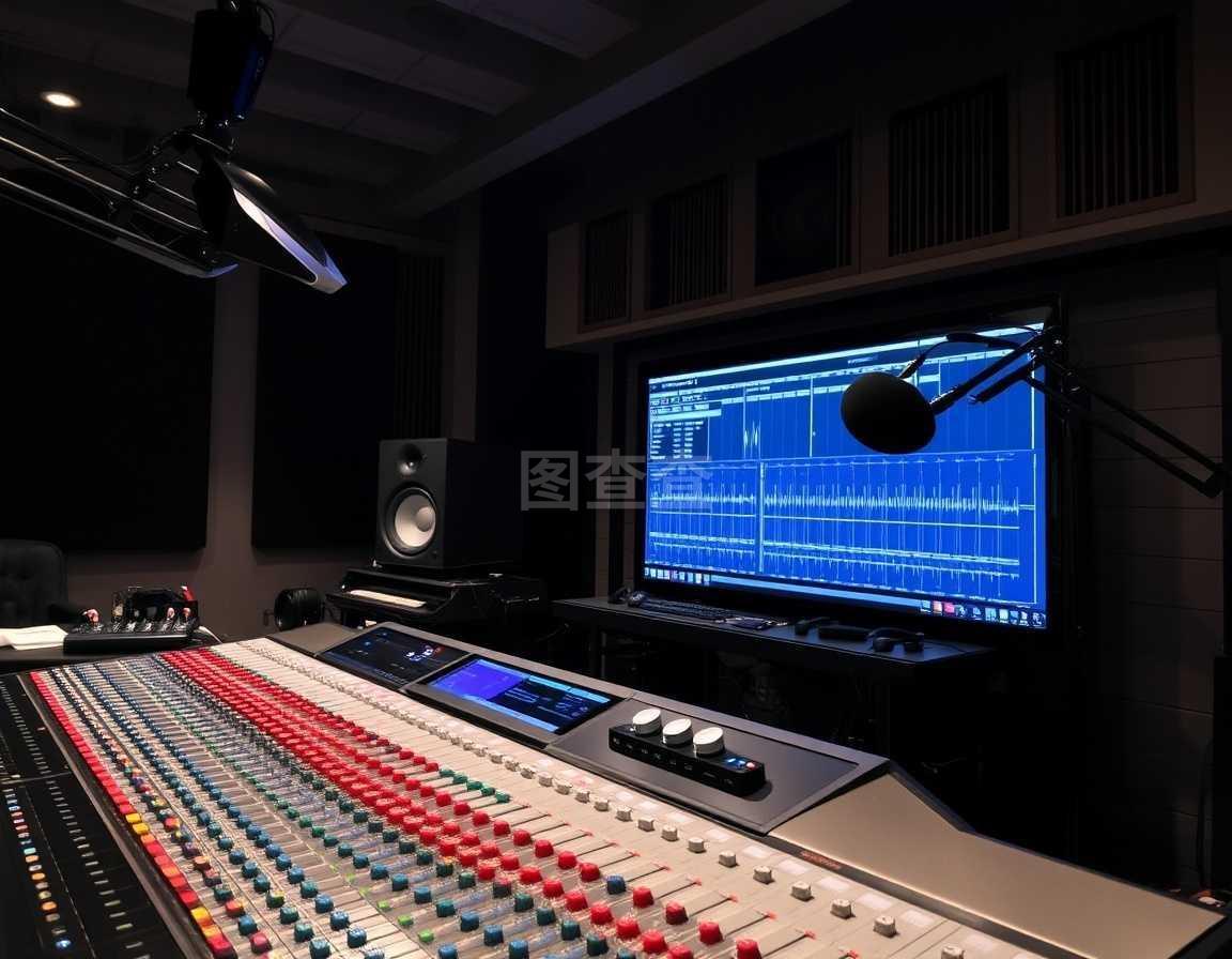 錄音棚混音臺 專業(yè)音樂制作的核心樞紐